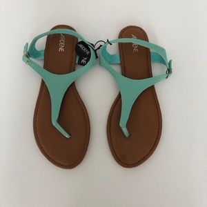 NWT Turquoise Blue Sandals